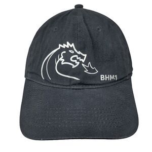 BHM1 Dragon Strapback Hat Black One Size Adjustable Port & Company